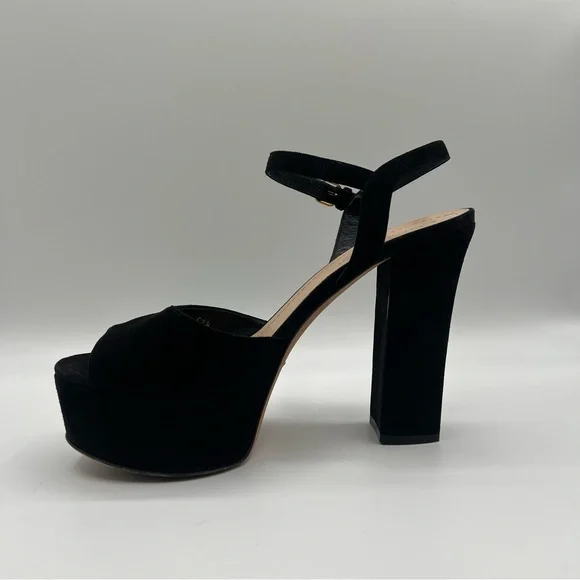 Christian Dior Black platform sandal heels size EU 39.5